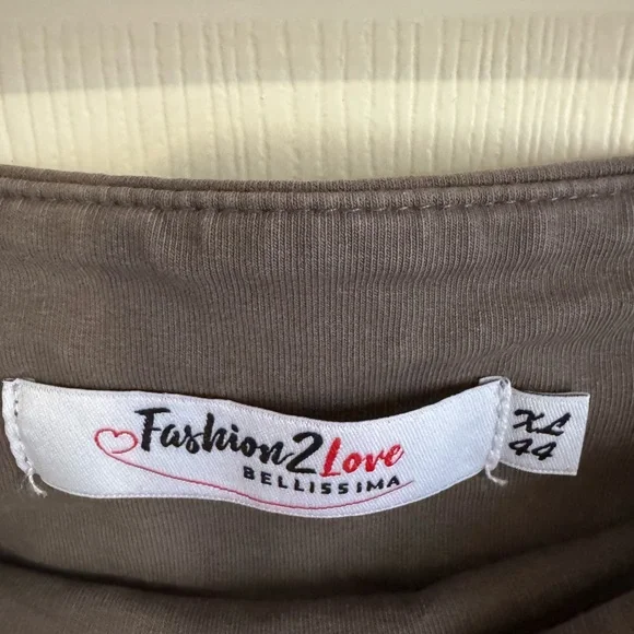 Fashion2Love Bellissima Light Brown Stretch Skinny Pants Size‎ XL (14) - Picture 2 of 4
